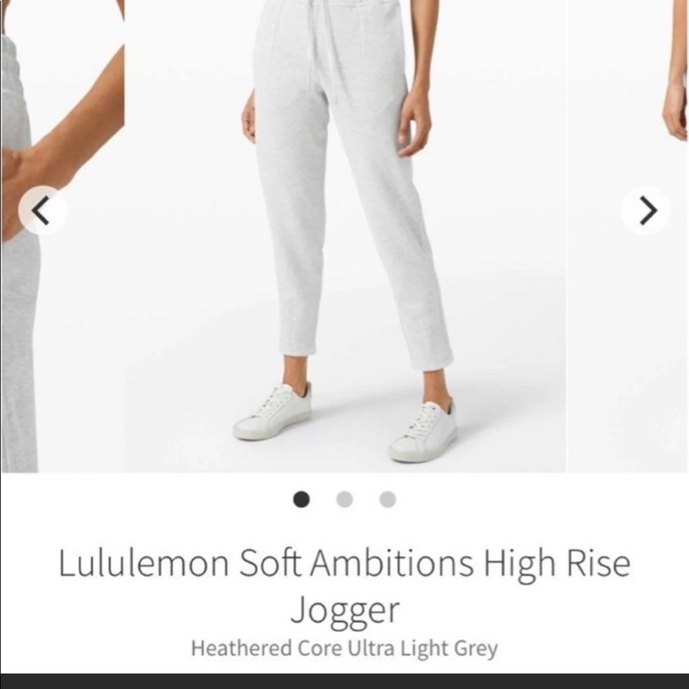 ISO lululemon soft ambition jogger